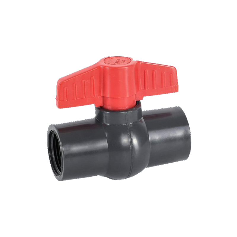 PVC compact valves for PE and PVC pipe systems