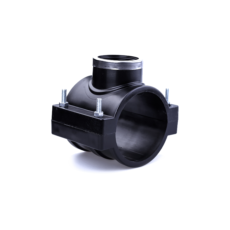 Pipe saddles for irrigation systems providing secure branch connections
