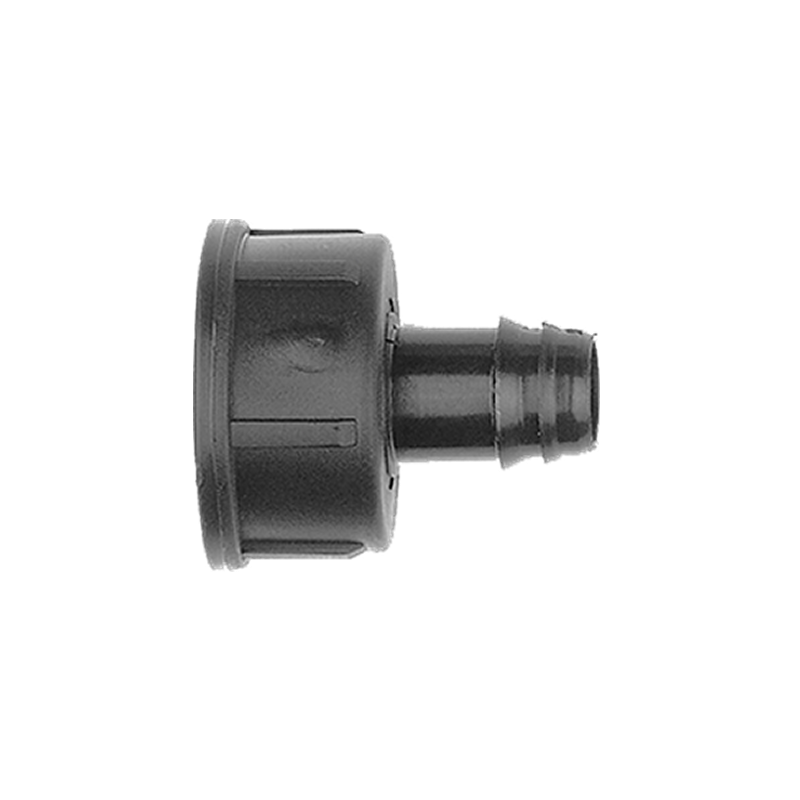 Barbed female adaptor fitting for irrigation systems