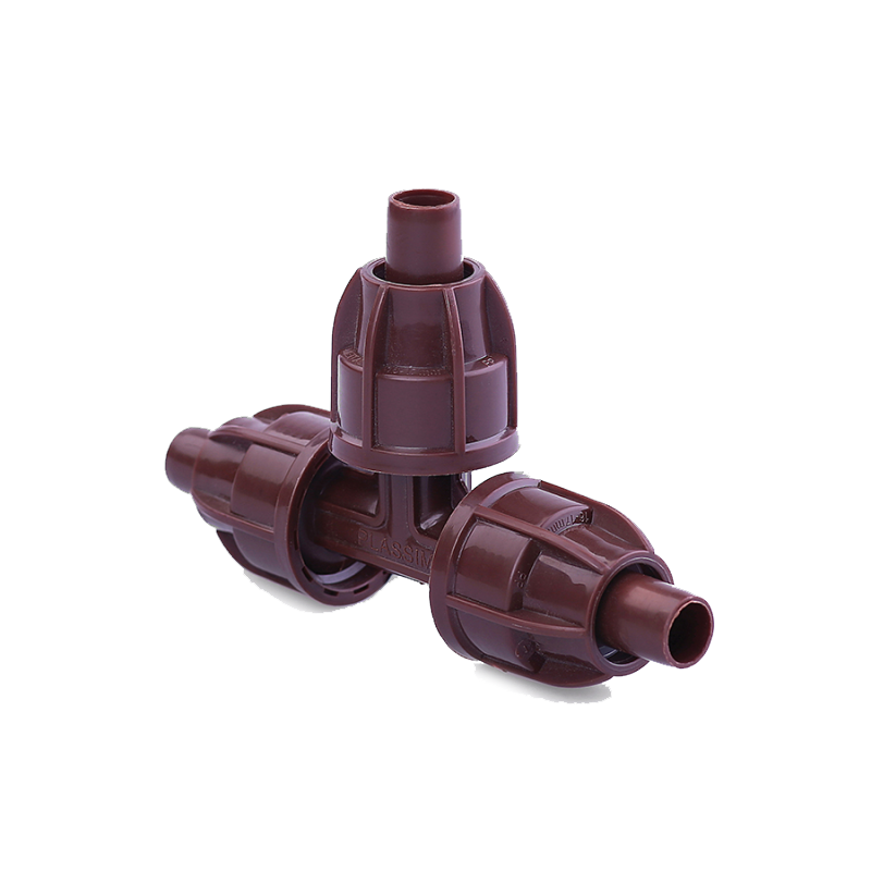Meital Plus equal tee for three-way water distribution and irrigation pipe connections