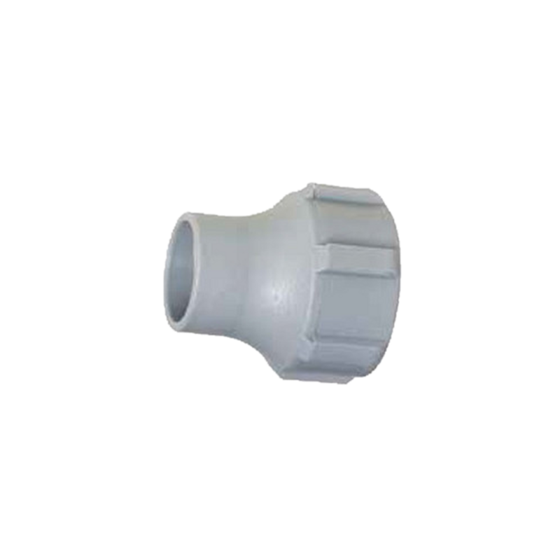 Nut lock grip fitting for irrigation pipe systems