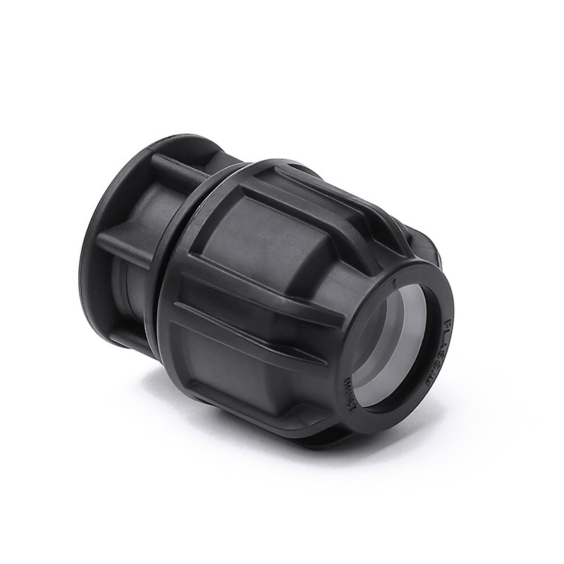 PN16 line end MDPE compression pipe fitting