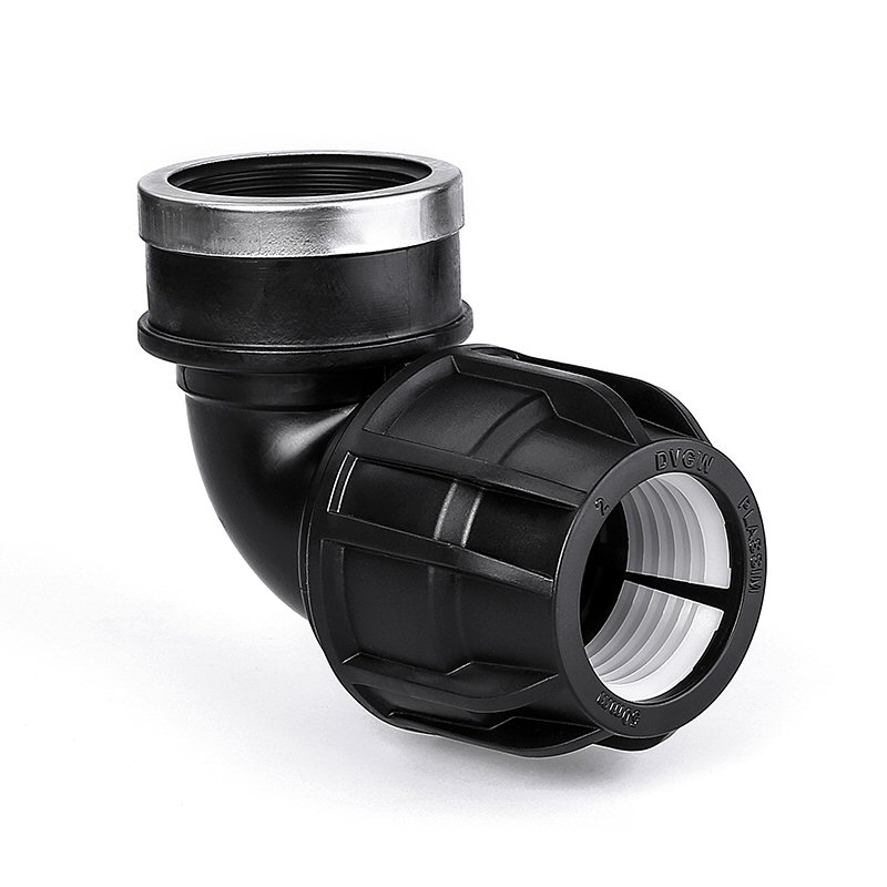 PN16 female threaded elbow MDPE compression fitting