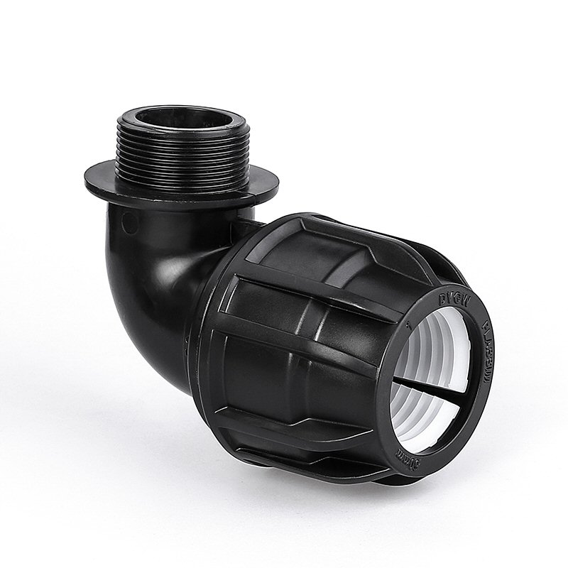 PN16 male threaded elbow MDPE compression fitting