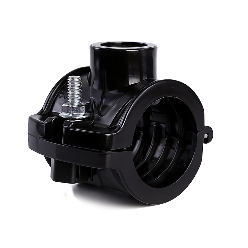 Tavor saddle fitting for irrigation and water distribution systems