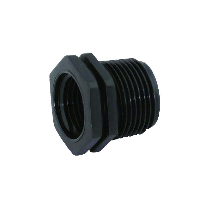 Self seal BSP male to female bush fitting for PVC pipe systems