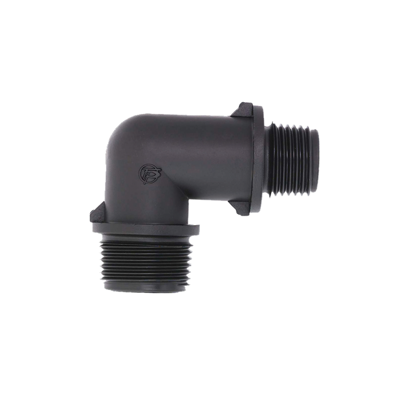 Self seal BSP elbow male thread fitting for PVC pipe systems