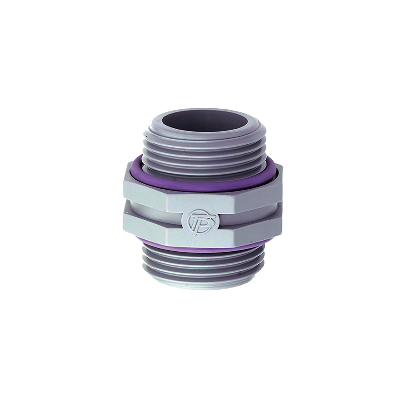 Swivel nipple with O-ring seal for irrigation fittings