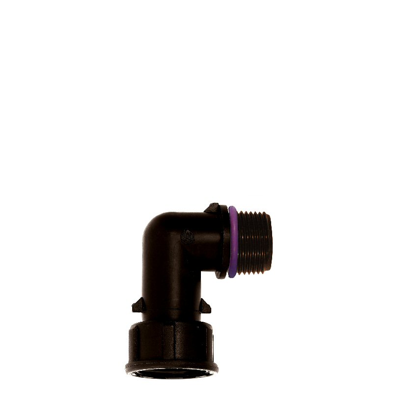 Self Seal PVC BSP Elbow Female Swivel