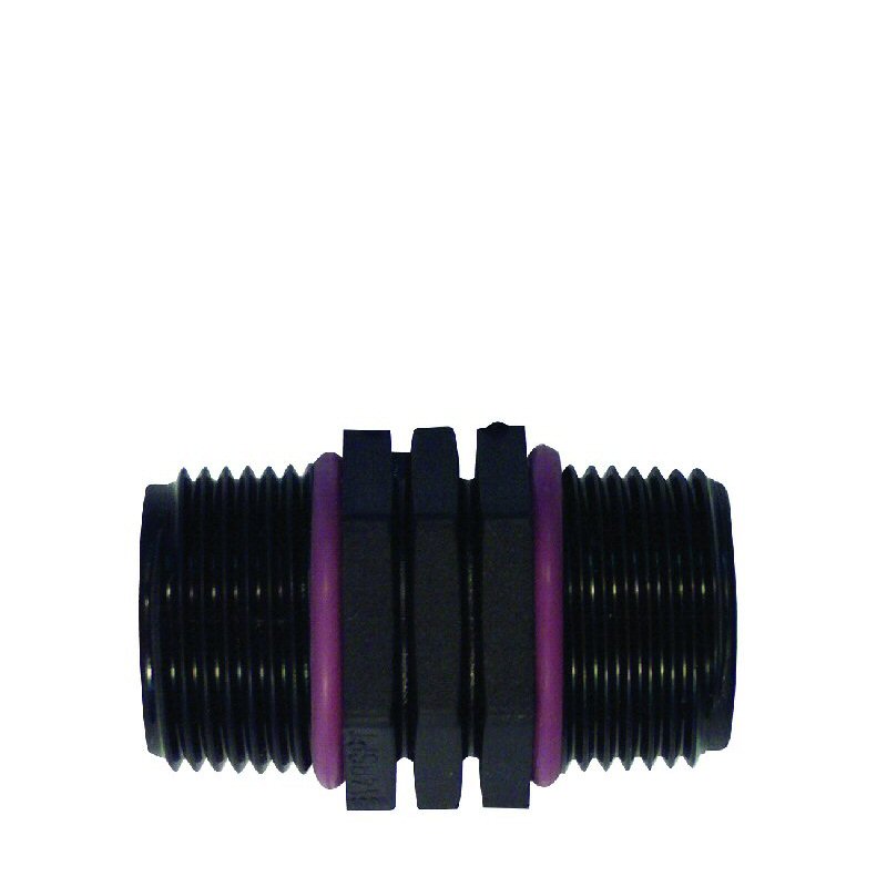 self seal threaded nipple