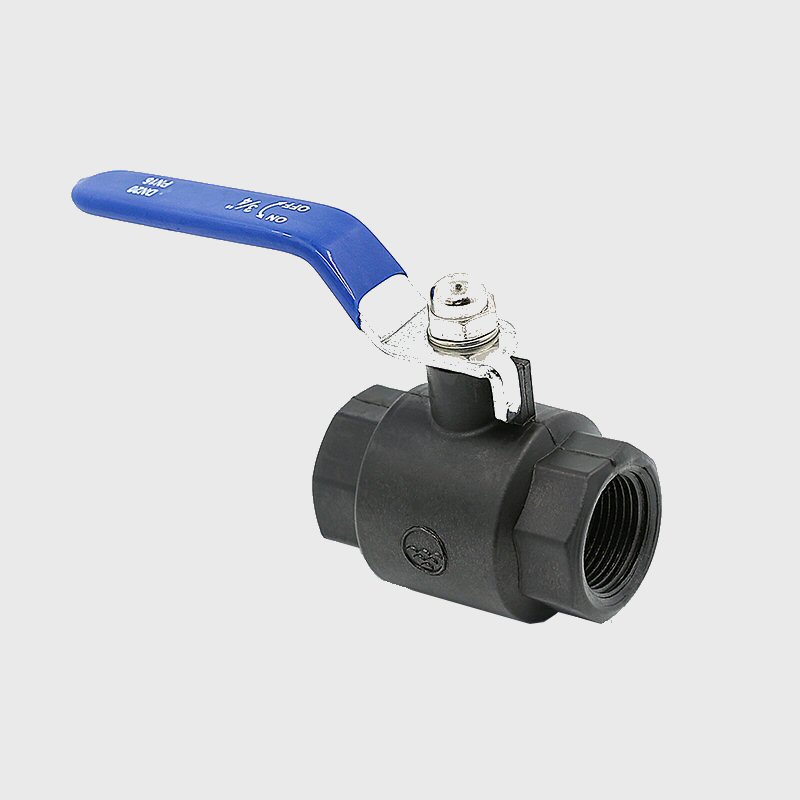 Nylon Ball Valve Female-Female Thread Stainless Steel Handle