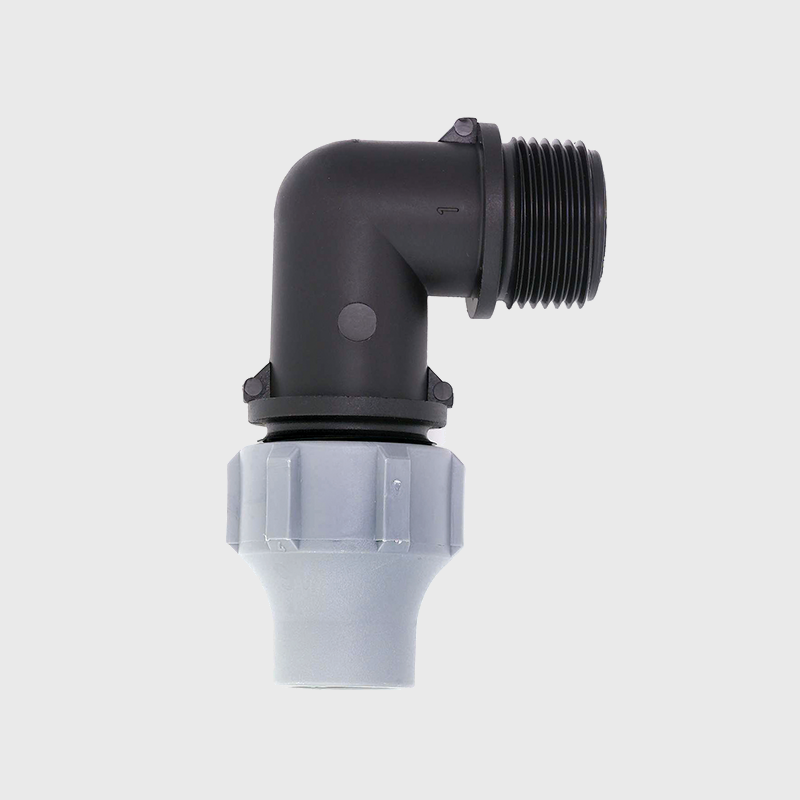 Nut Lock Elbow Male Thread