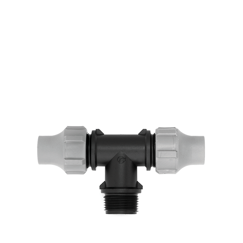 nut lock tee male thread