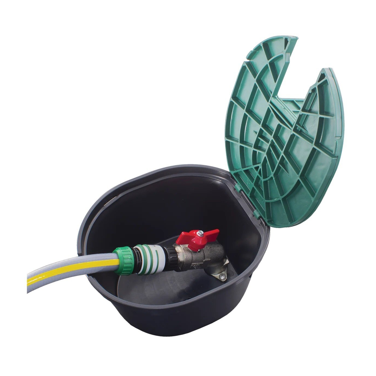 valve box with tap
