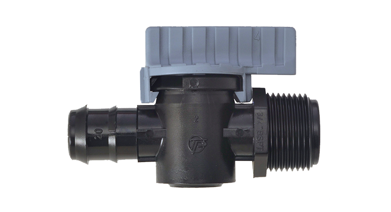 Dripline Valve Barb Male Adaptor