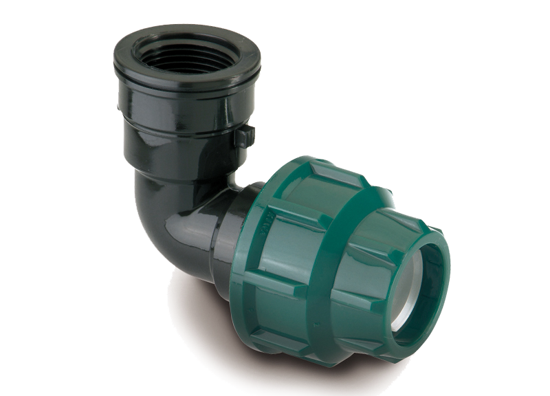 PN10 Compression Female Threaded Elbow mdpe pvc pe