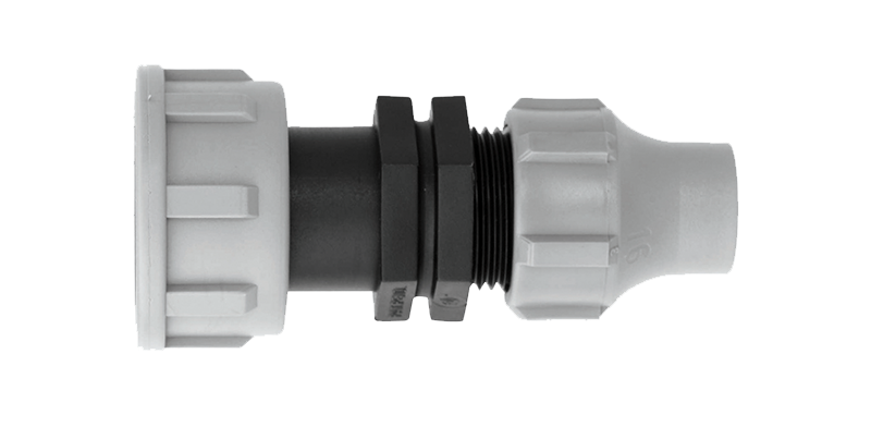 adaptor nutlock pp pe mdpe fittings