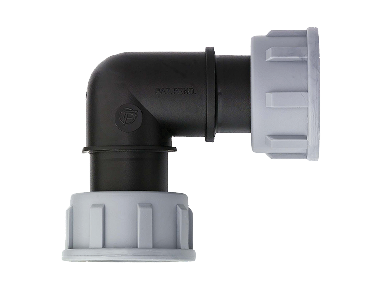 swivel elbow female female mdpe pe pp fittings
