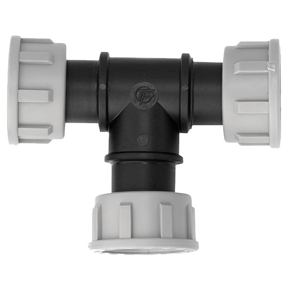 swivel tee pe pp mdpe fittings