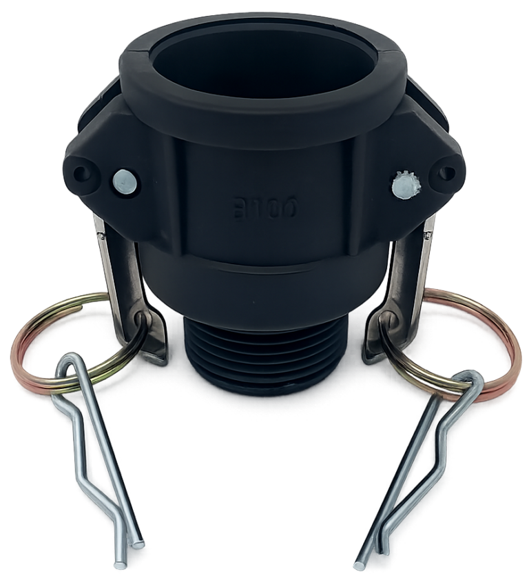 Cam Lock Type B polypropylene fitting for irrigation and water transfer systems