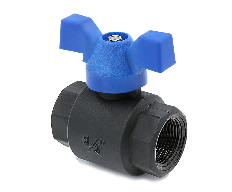 ball valve female femle nylon handle