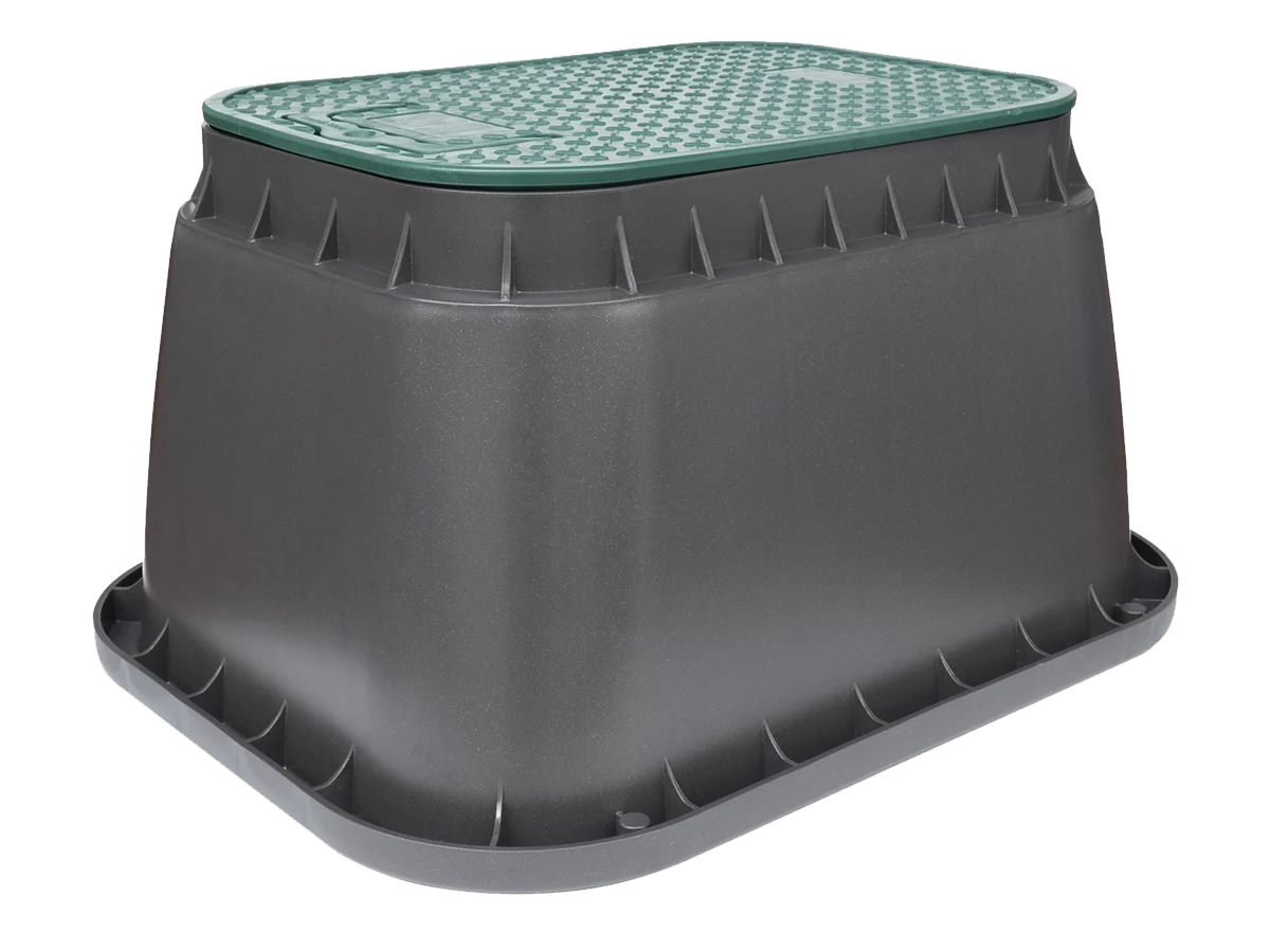 EZ Open Certified Rectangular Valve Box. Plastic valve boxes