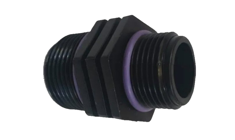 self seal threaded reducing nipple pp pe mdpe pvc fittings