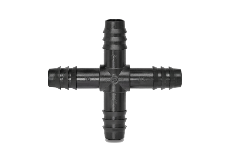 barb cross pp pe pvc mdpe fittings