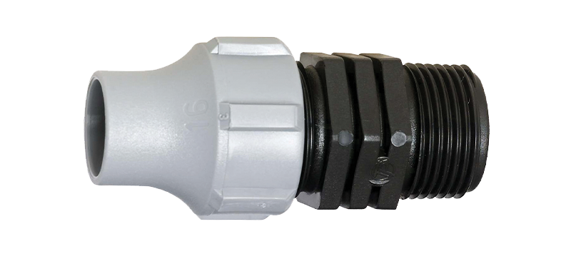 nutlock male thread pp pe mdpe fittings