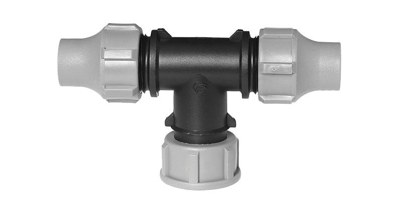 notlock tee swivel female pp pe pvc mdpe fittings