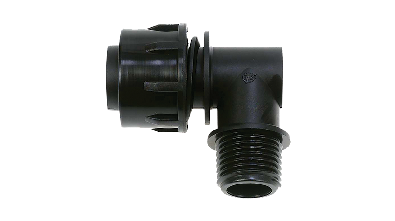 Drip Tape Elbow Male Adaptor