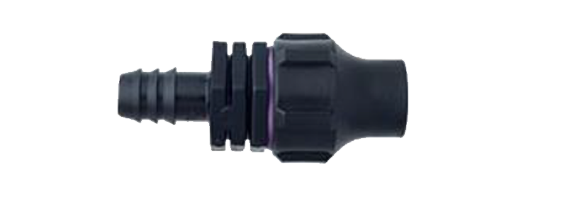 End Line Flush Valve Barb Connector