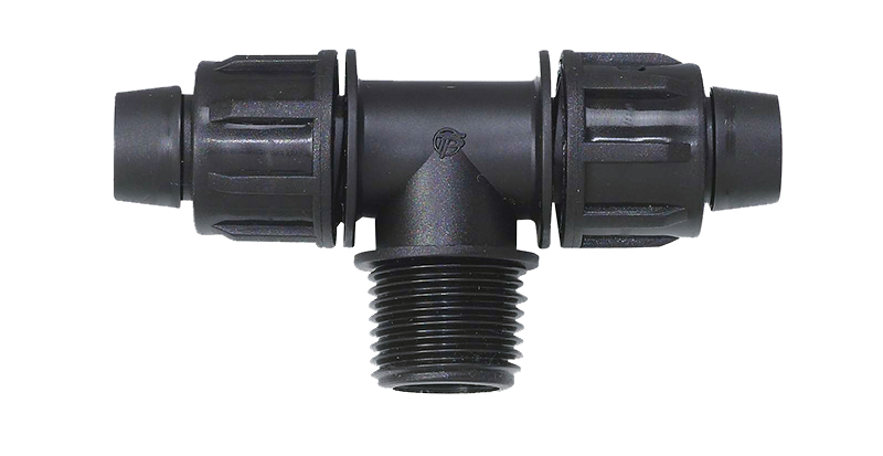 Drip Tape Tee Male Adaptor